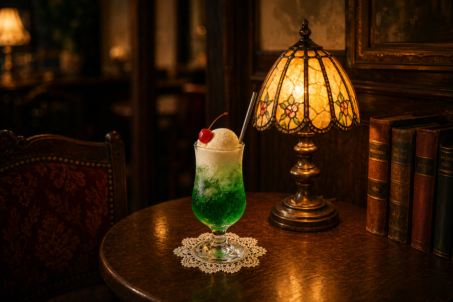 ランプとクリームソーダ